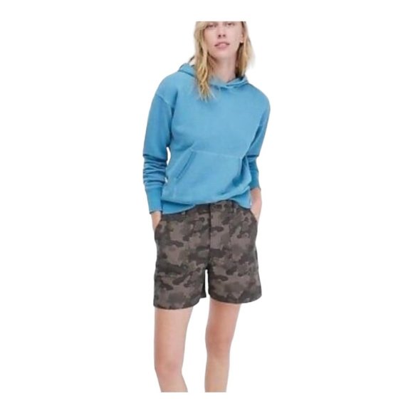 J. Crew Size 2 Green and Brown Camo Shorts - Picture 1 of 9